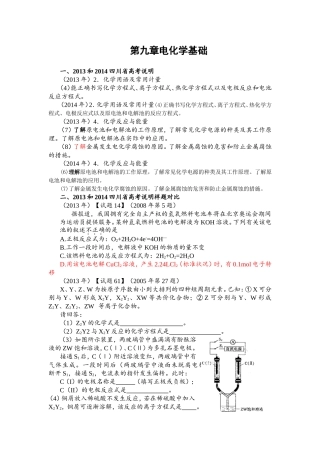 近几年四川高考电离平衡试题