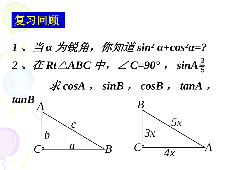 锐角的三角函数值_第3页