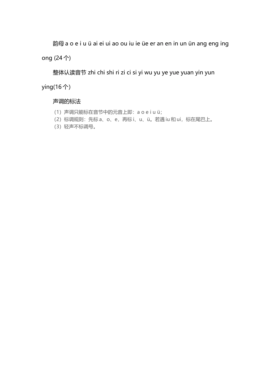 小学一年级汉语拼音辅导资料_第3页