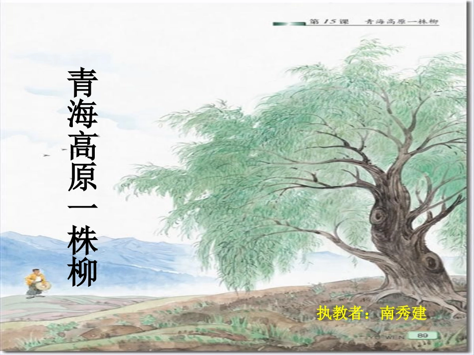 青海高原一株柳_第1页