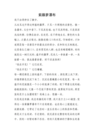 紫藤萝瀑布 (2)