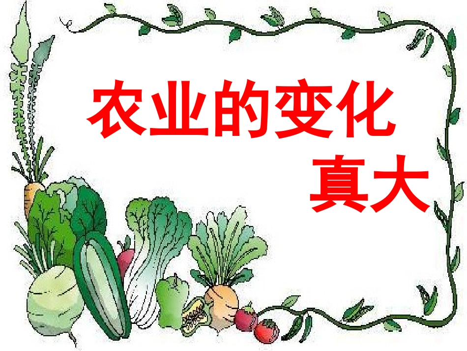 农业的变化真大_第1页