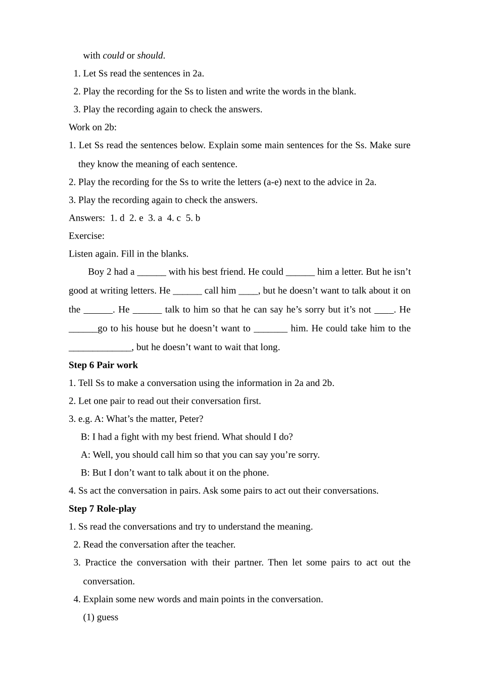 2014版新目标八年级下册英语Unit_4_Why_don't_you_talk_to_your_parents？教案_第3页