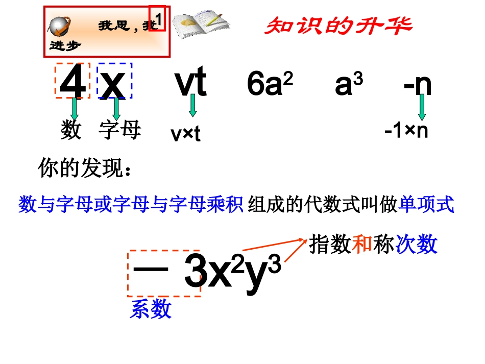 数学：21整式(第1课时)课件(人教新课标七年级上)_第3页