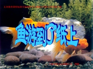 《鱼游到了纸上》课件(1)