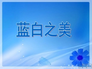 苏少版美术蓝白之美
