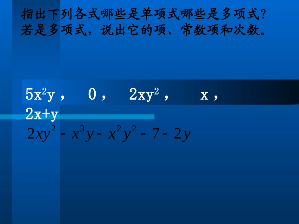 整式的加减合并同类项闫婵婵_第2页