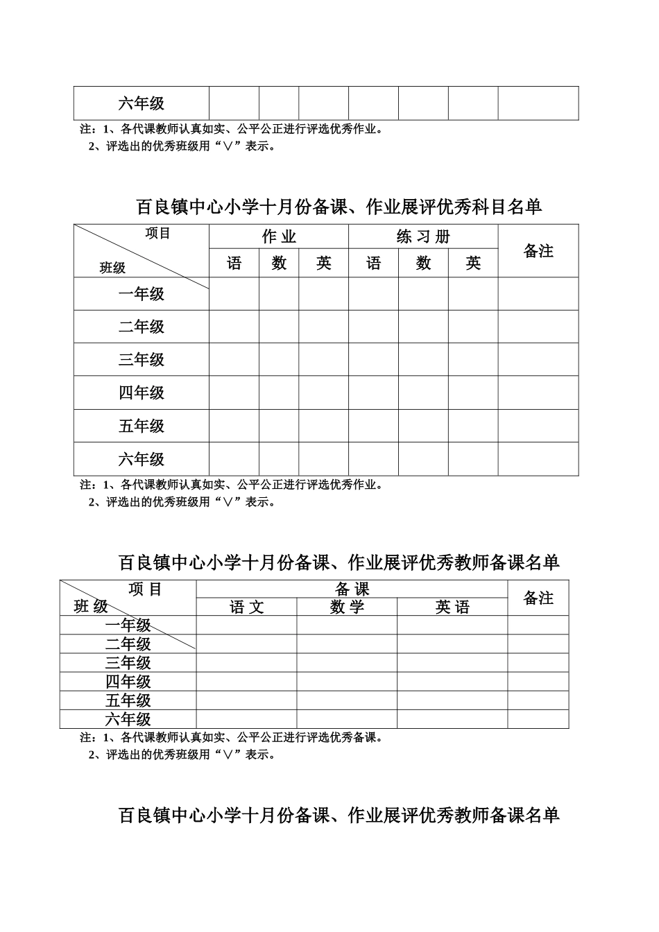 作业展评活动实施方案_第3页