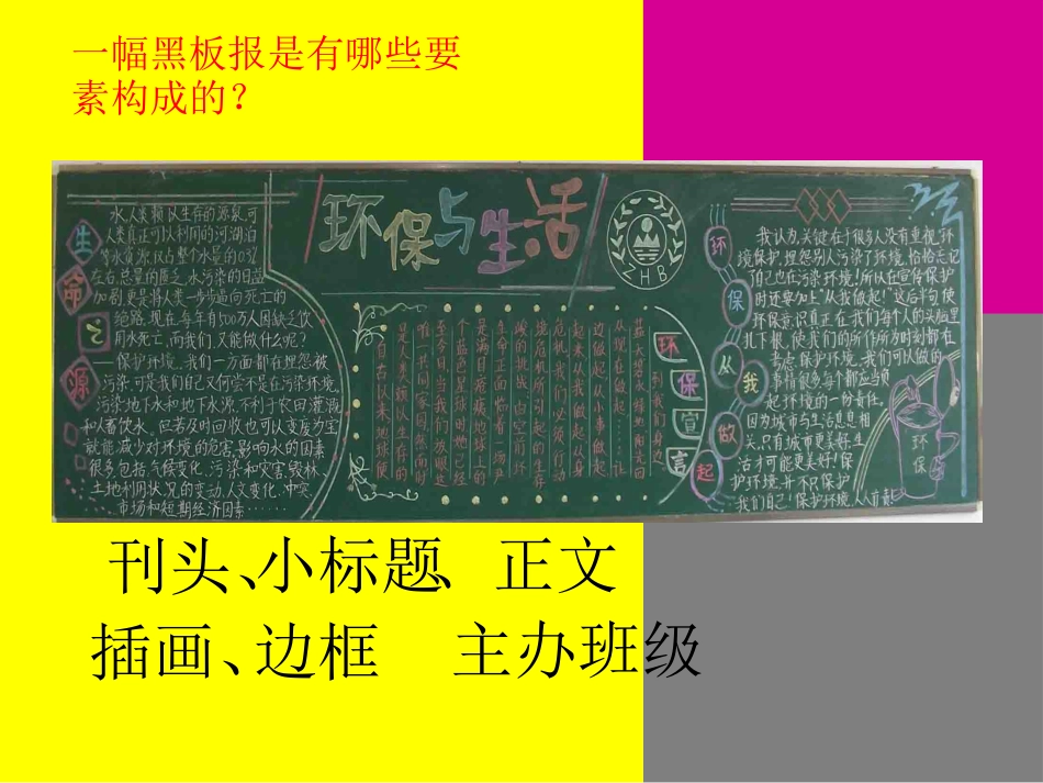 美术：《板报设计壁报的版面设计》(新人教版)_第3页