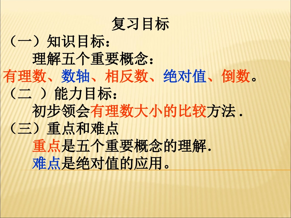 2012第一章有理数复习课件_第2页