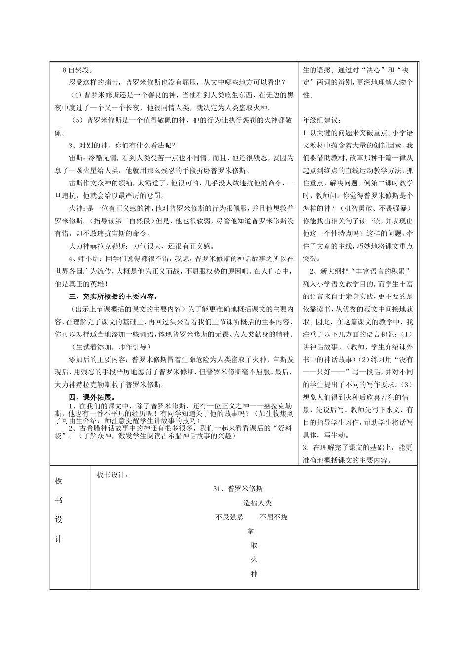 《普罗米修斯》教案_第2页