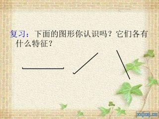 最新苏教版四年级上册认识平行线PPT