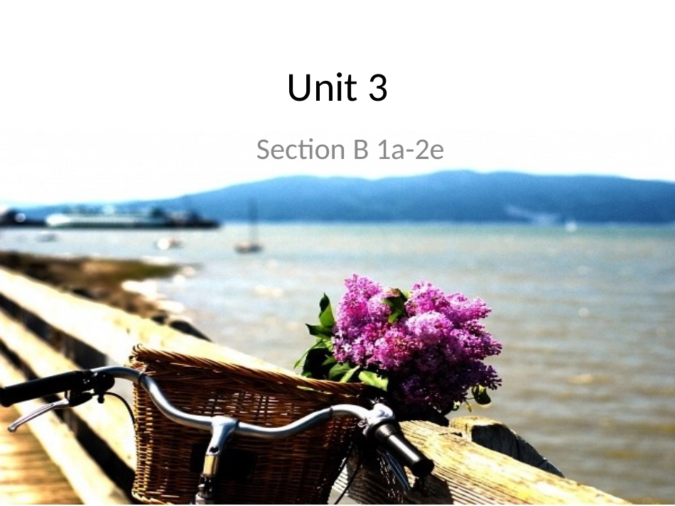 新目标八下unit3Unit3sectionB1a-2e_第1页