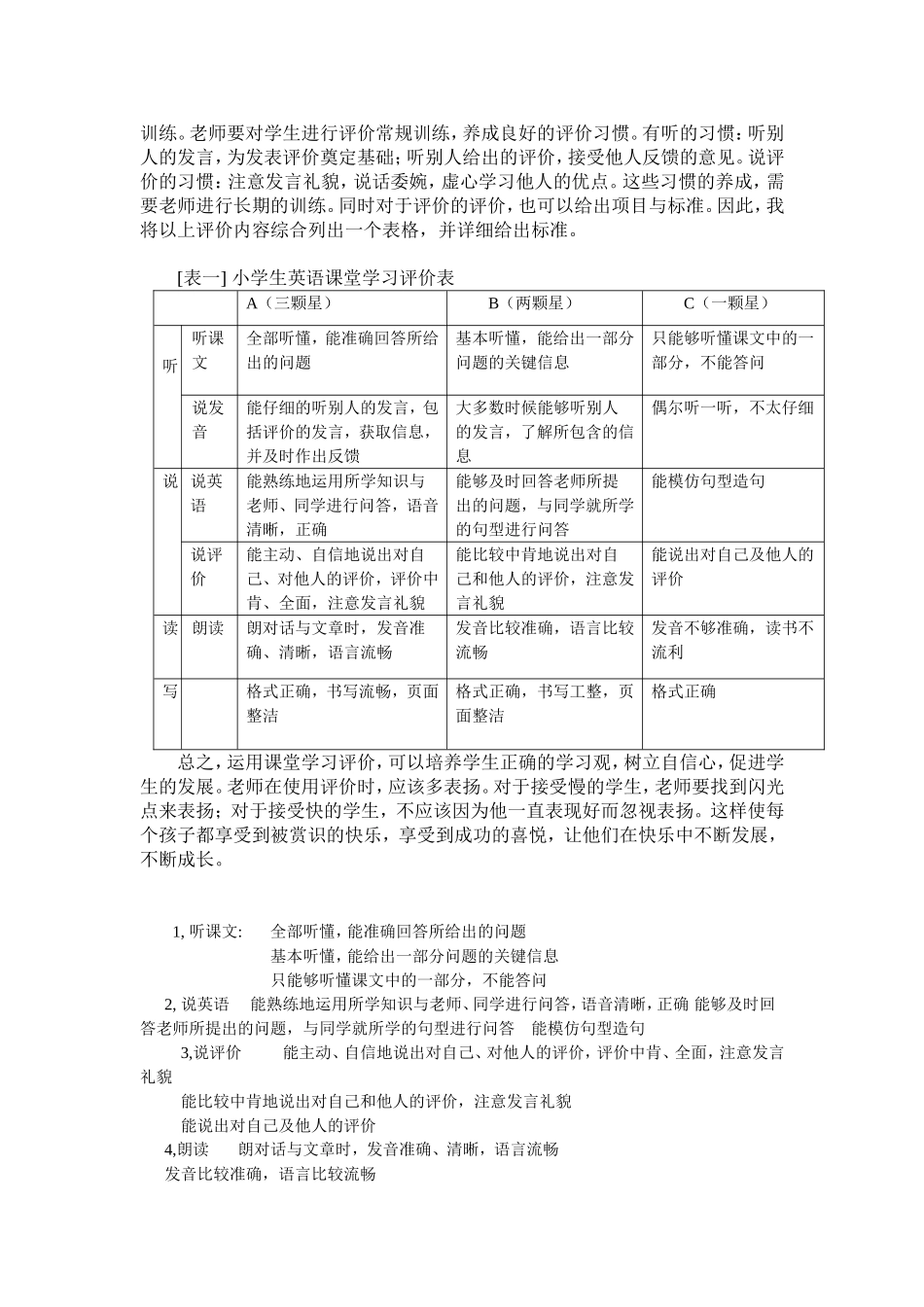 小学英语课堂评价的点滴体会_第2页
