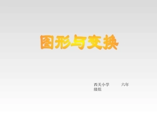 人教版_六年级数学总复习图形与变换