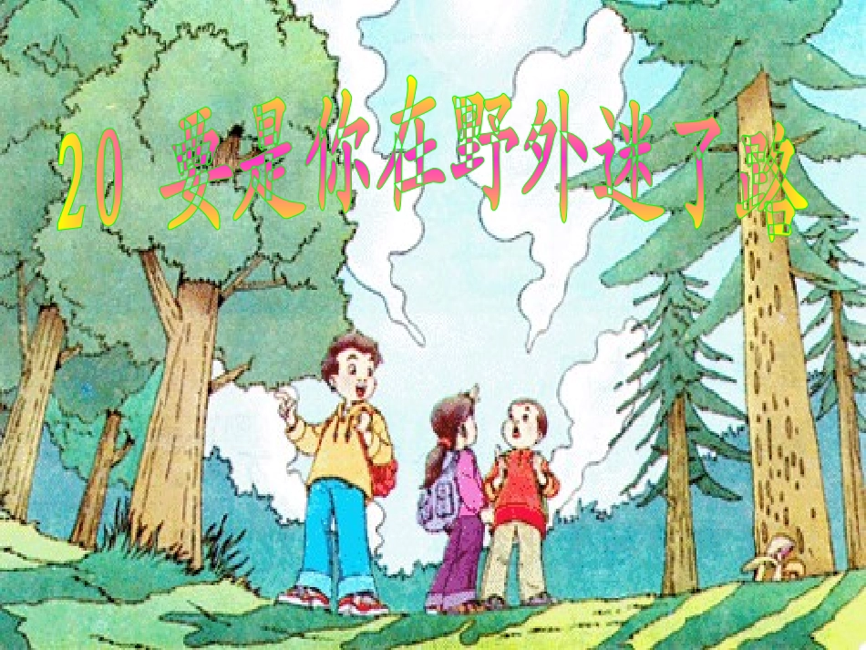 要是你在野外迷了路_第1页