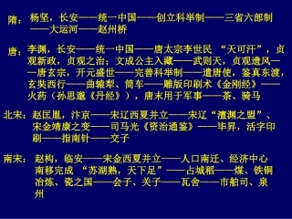七下古代史线索