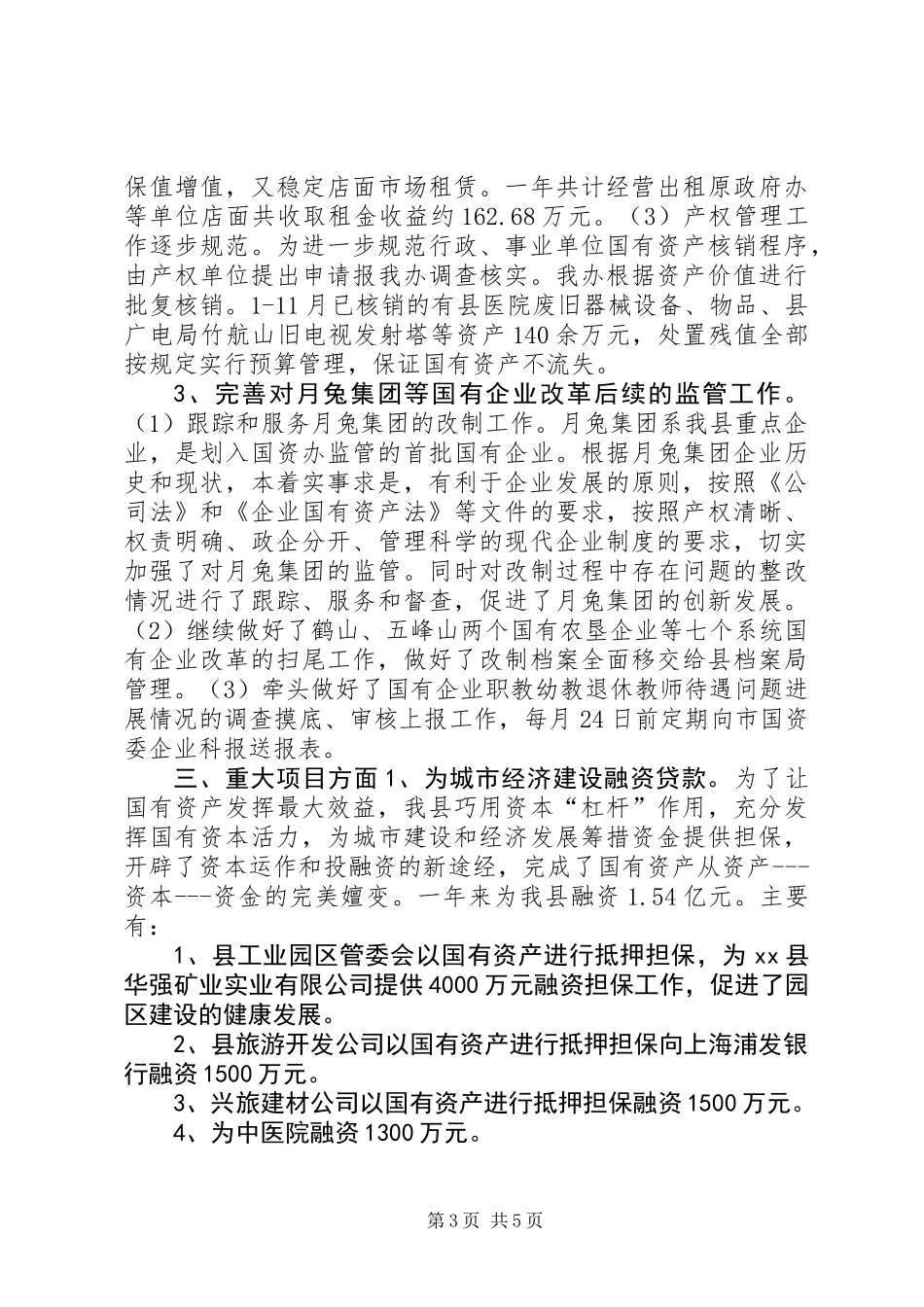 XX年财政局国资办工作总结_第3页