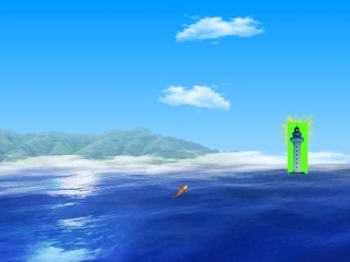 效果逼真的老鹰大海捕鱼PPT动画模板