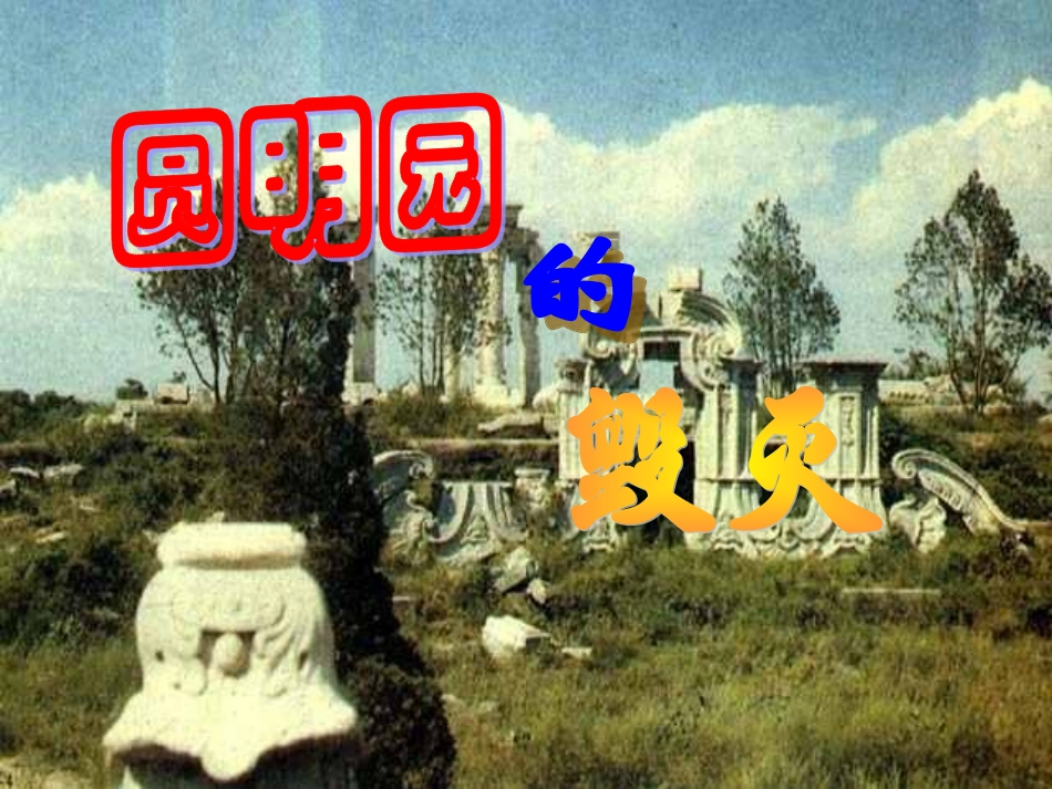 圆明园的毁灭五年级上册_第2页