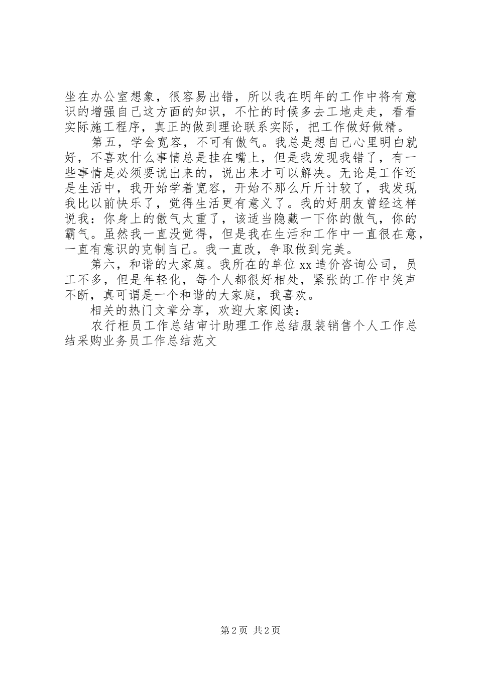 咨询员工作总结范文_第2页