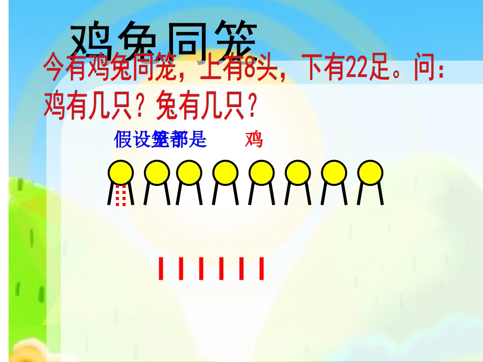 《鸡兔同笼》课件（人教新课标六年级数学上册课件）2_第3页