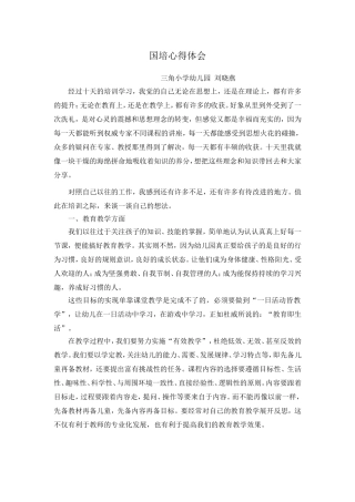 国培心得体会 (3)