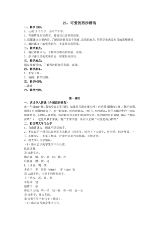 可爱的西沙群岛