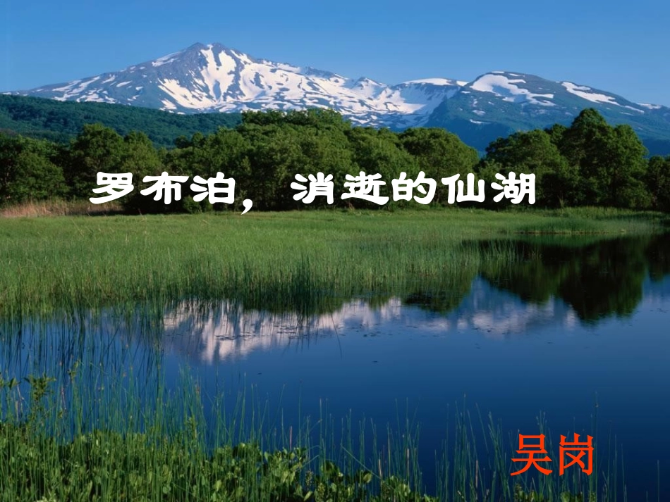 罗布泊，消逝的仙湖_第2页