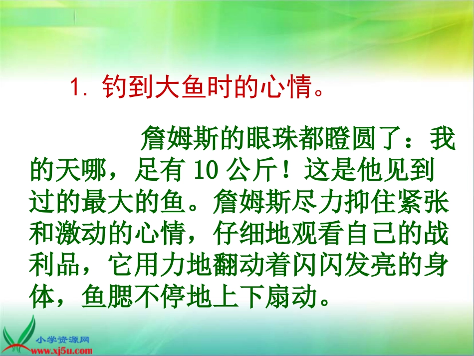 北师大版四年级语文下册《钓鱼的启示_4》PPT课件_第3页