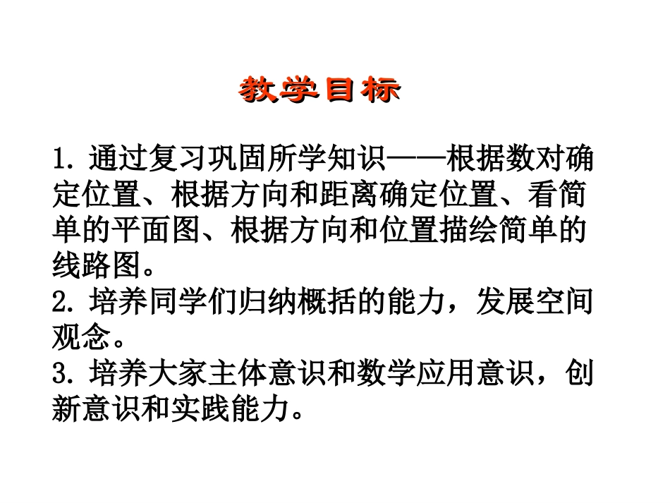 五年级数学下册《方向与位置_》课件_第2页