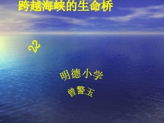 跨越海峡的生命桥11