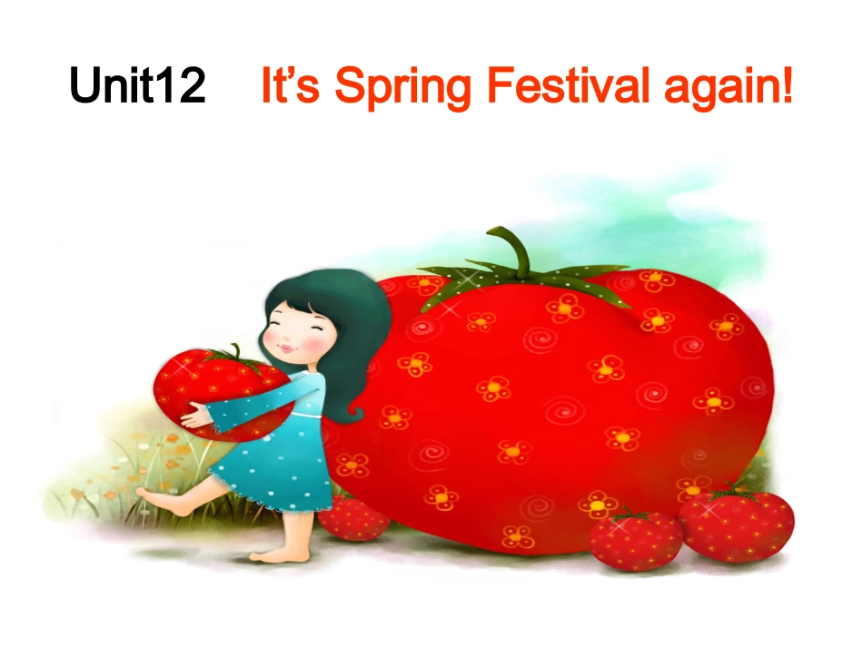 湘鲁版五年级上册unit12_It's_Spring_Festival_again_第2页