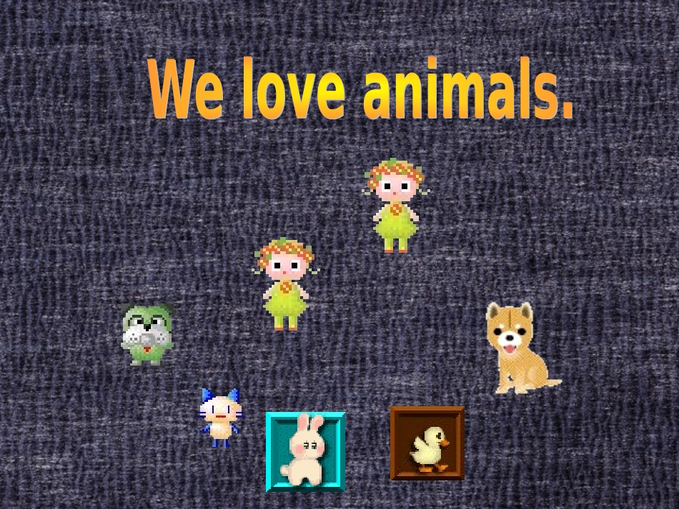 人教PEP版三年级英语上册《weloveanimals》PPT课件_第1页