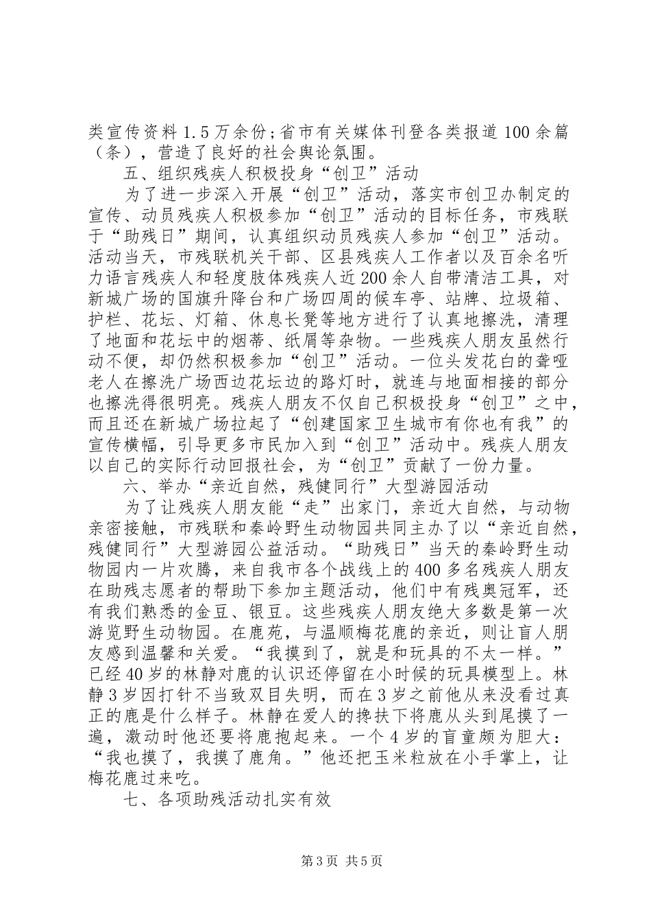 助残的工作总结优秀范文_第3页