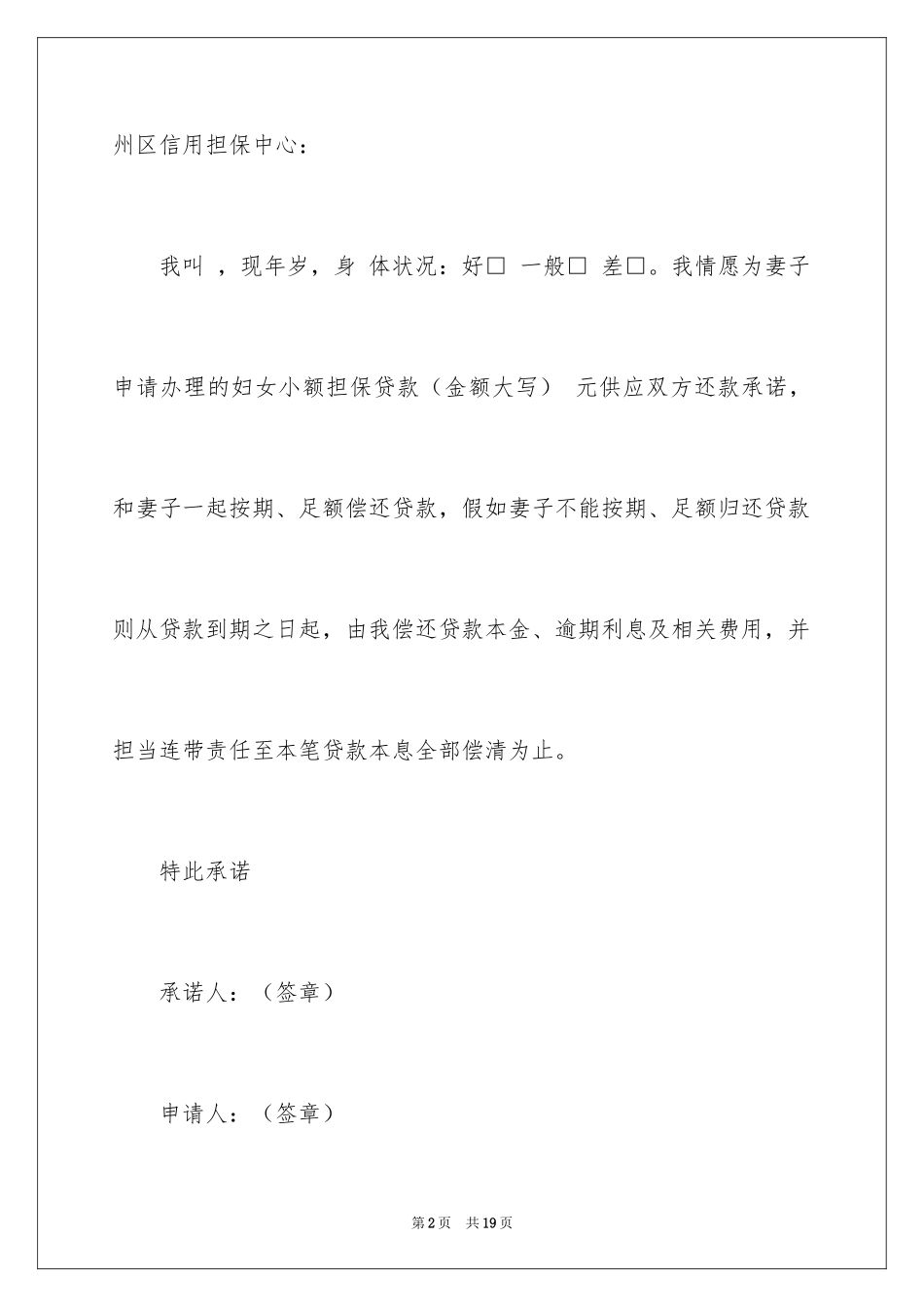 2024共同还款承诺书_8_第2页