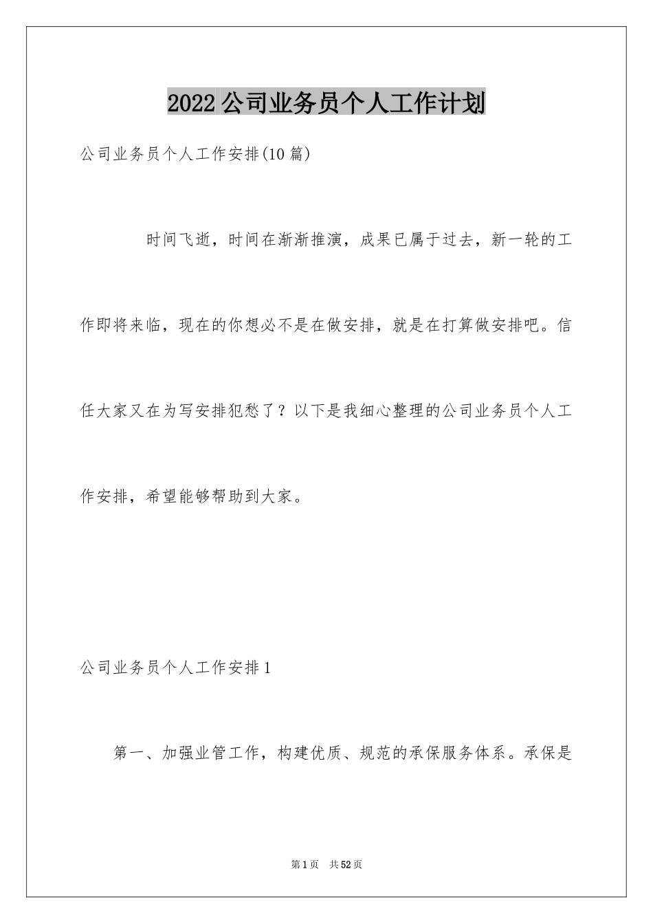 2024公司业务员个人工作计划_1_第1页