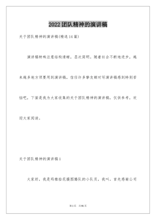 2024团队精神的演讲稿_3