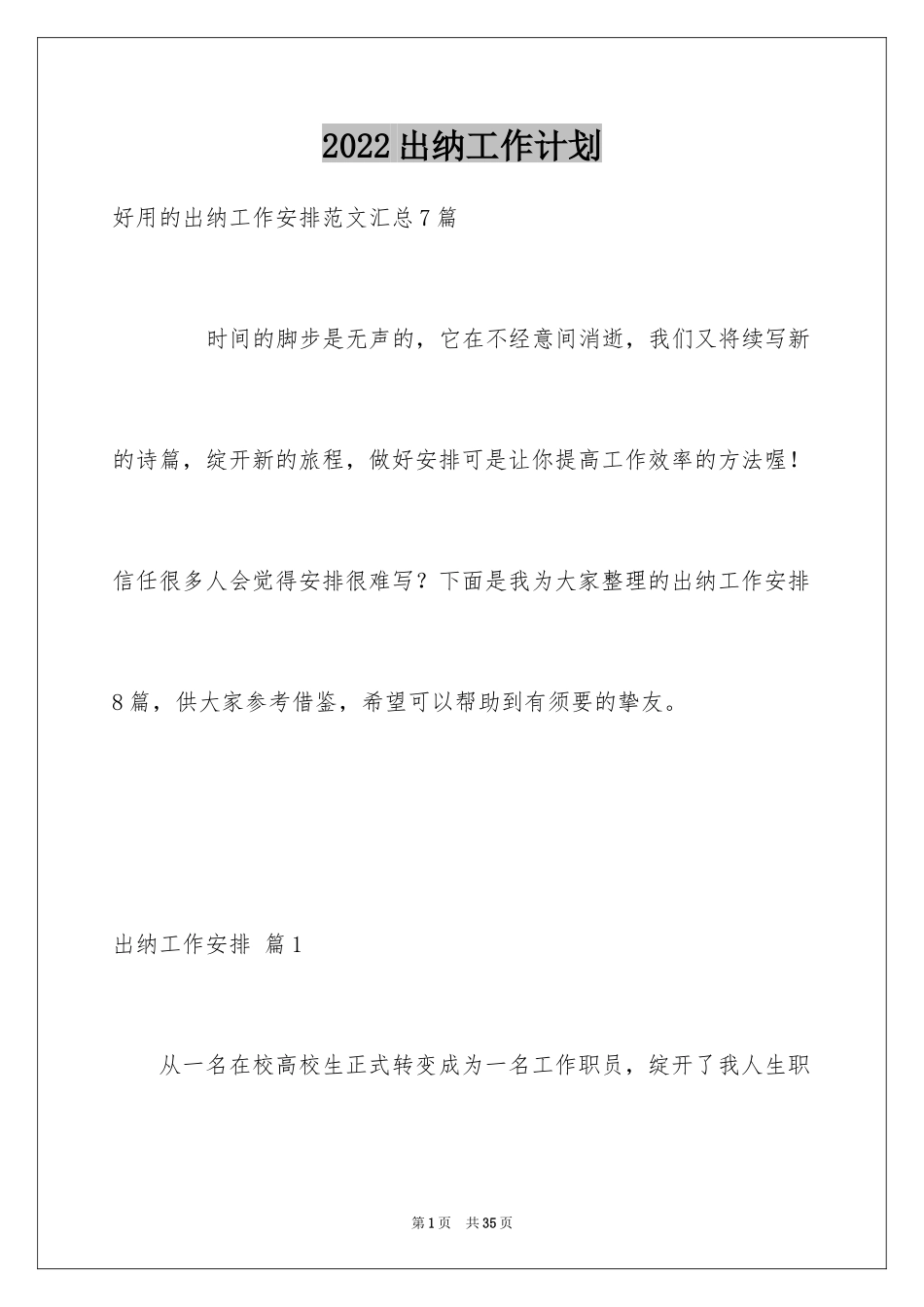 2024出纳工作计划_20_第1页