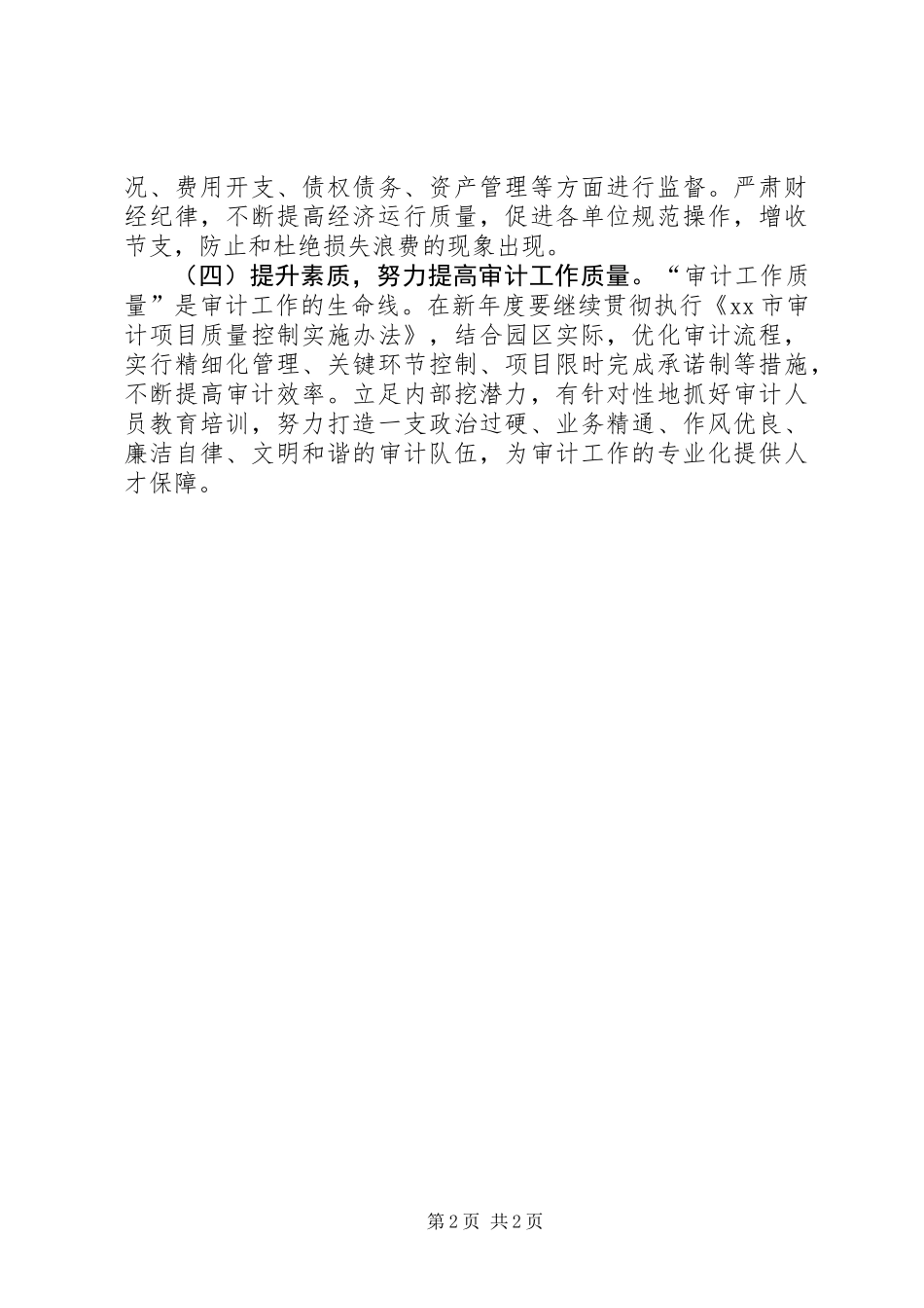 XX年开发区审计工作思路_第2页