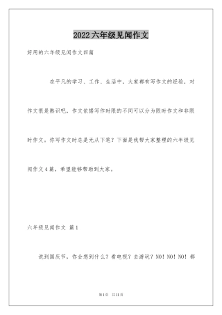 2024六年级见闻作文_12