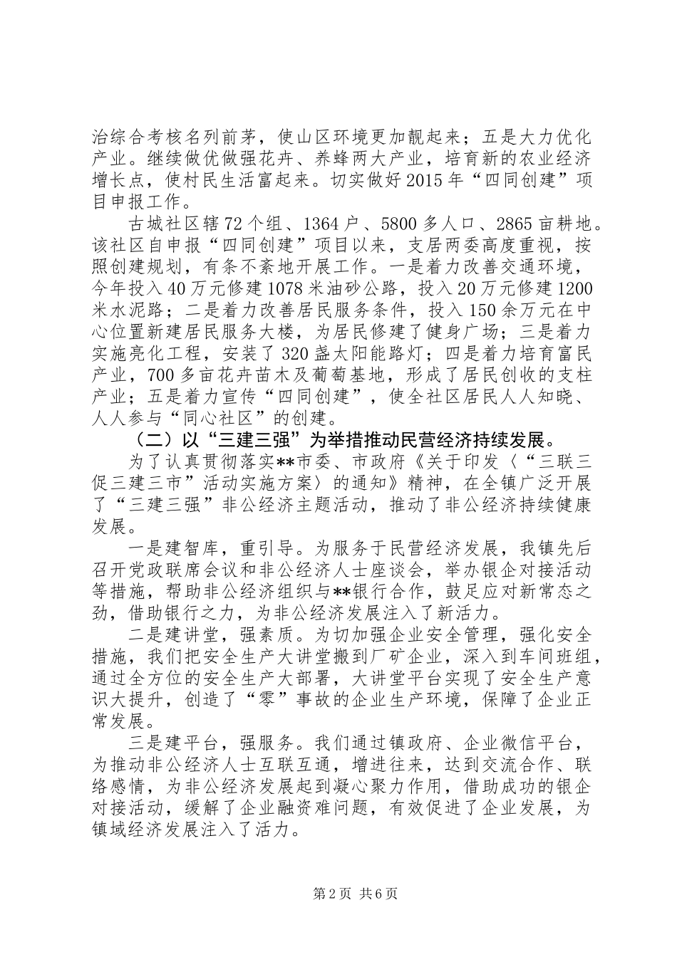 XX年度统战工作总结_第2页