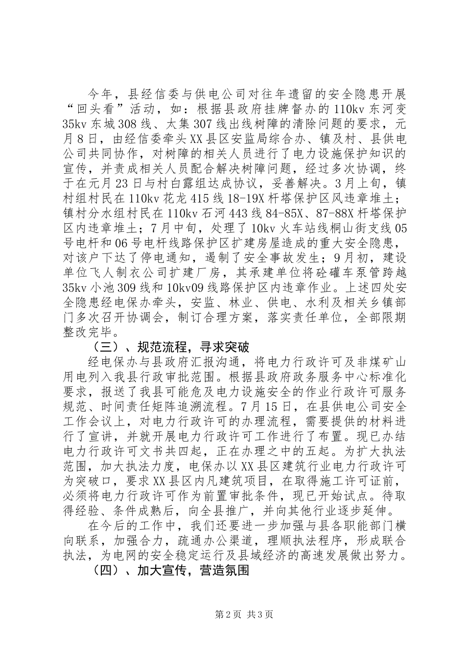 XX年度电保工作总结_第2页