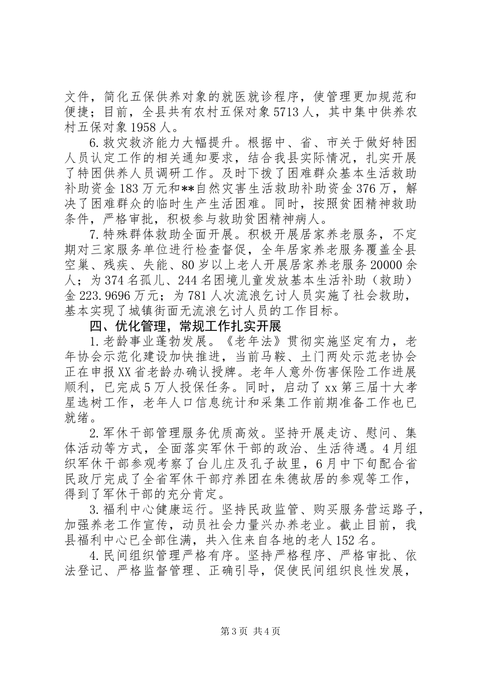 XX年度民政工作总结_第3页