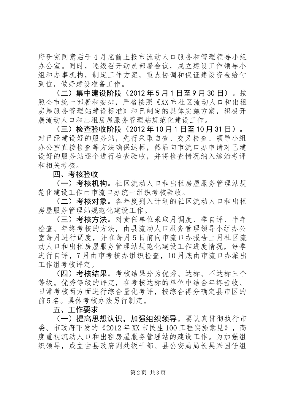 XX年度出租房屋服务管理站建设实施方案_第2页