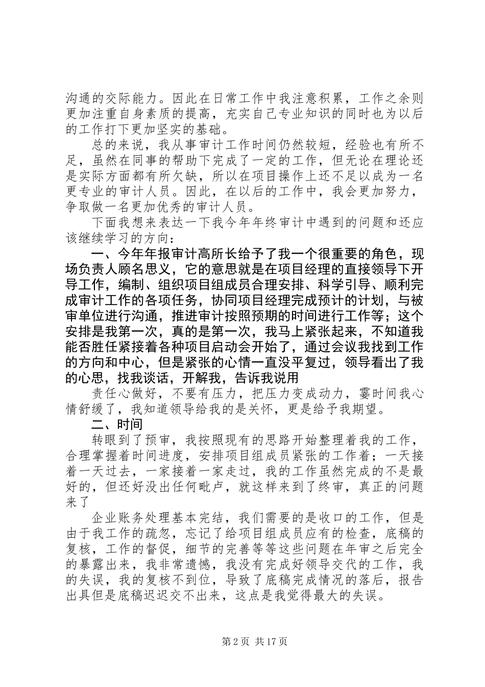 XX年审计工作总结(工作总结,年审)_第2页