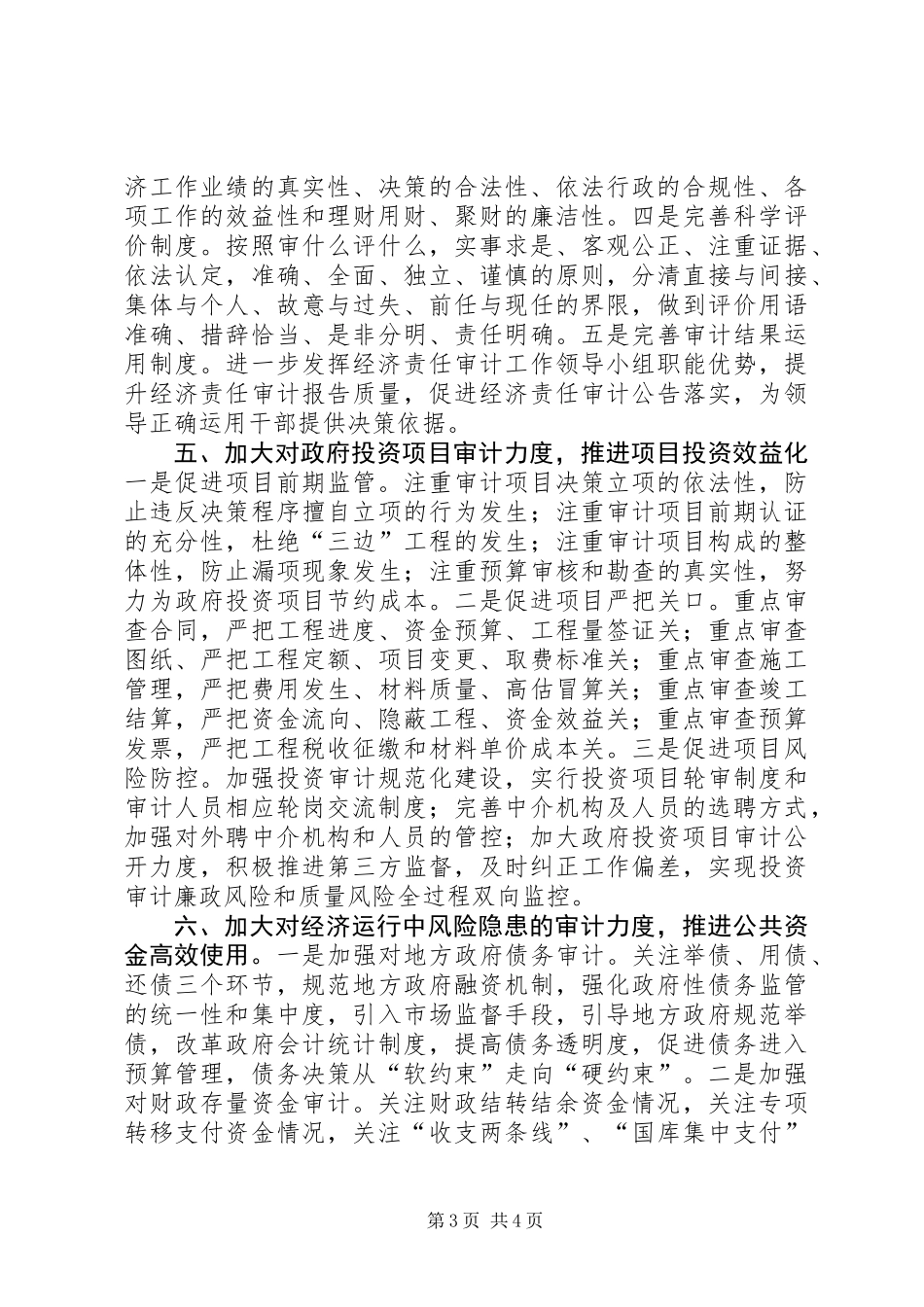 XX年审计局经济数据审计工作思路_第3页