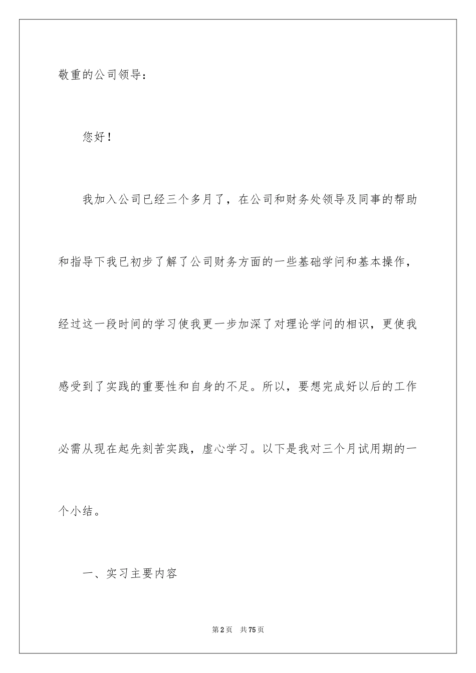 2024公司出纳试用期工作总结_5_第2页