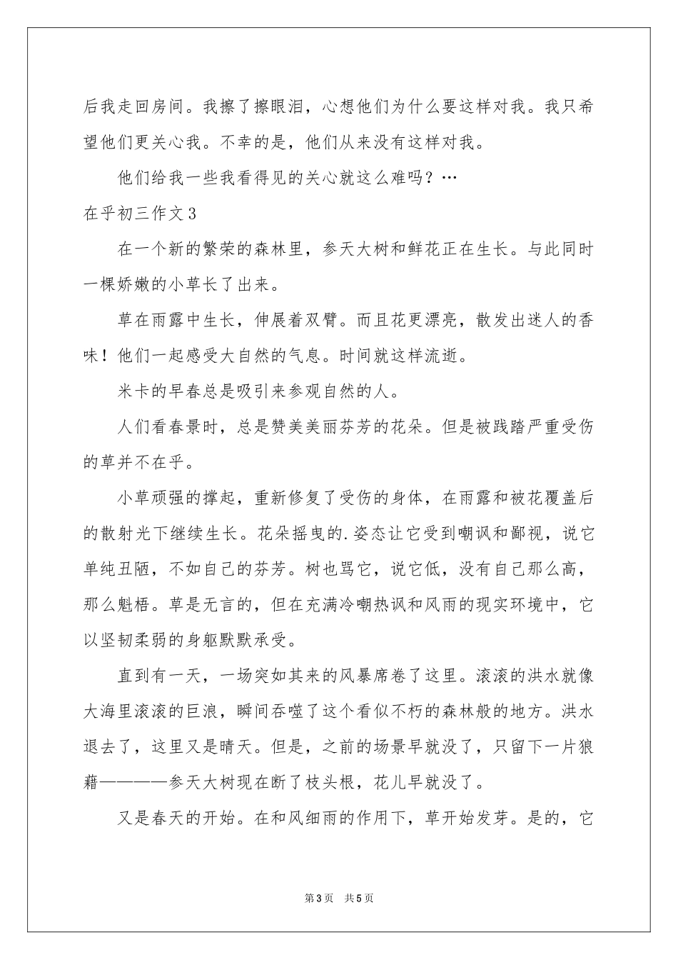 在乎初三作文_第3页