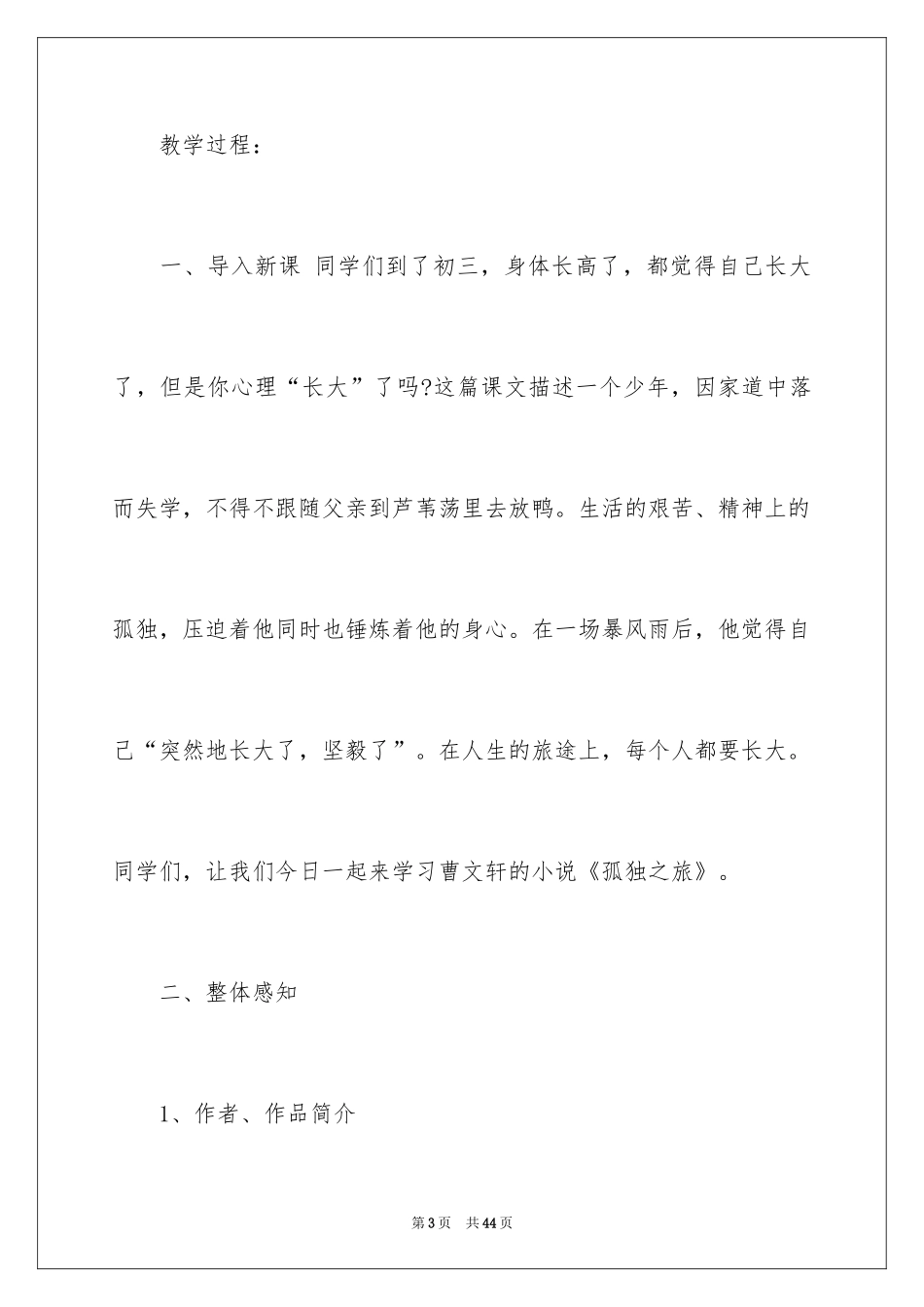 2024孤独之旅教案_8_第3页